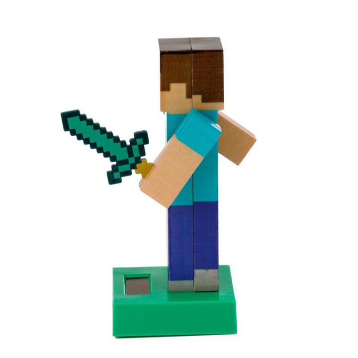 Figurine - Minecraft - Steve - Jeu vidéo - Pixel - Décoration - Idées cadeaux