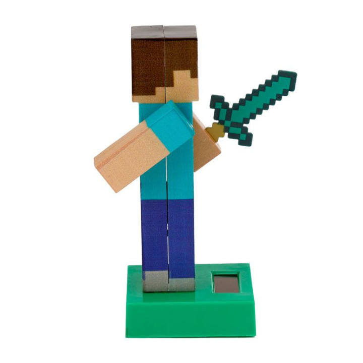 Figurine - Minecraft - Steve - Jeu vidéo - Pixel - Décoration - Idées cadeaux