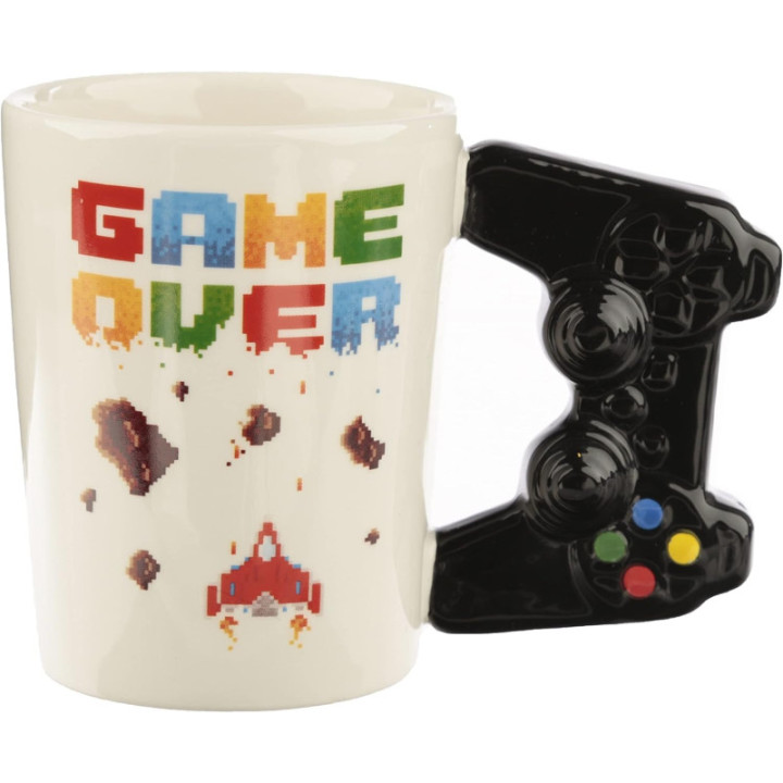 Mug - Tasse - Game Over - Jeux vidéos - Original - Idées cadeaux - Avec anse