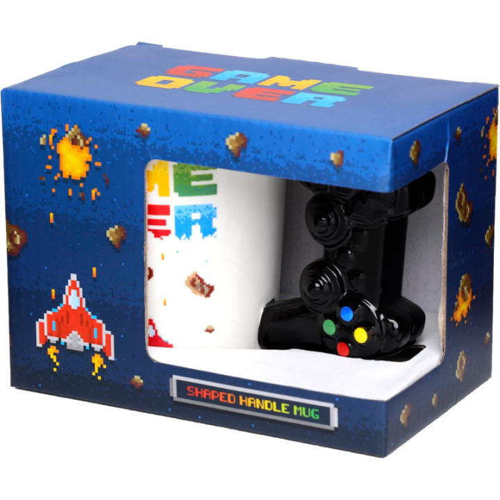 Mug - Tasse - Game Over - Jeux vidéos - Original - Idées cadeaux - Avec anse