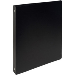 Classeur - Souple - Noir - Grand format - 4 anneaux - Dos 30mm - Exacompta
