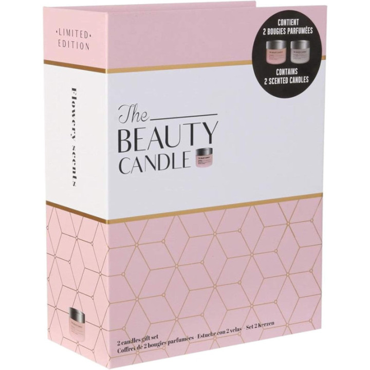 Bougies parfumées - Senteur fleur - Beauté - Coffret - Idées cadeaux - Fête des mères