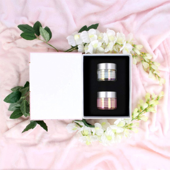 Bougies parfumées - Senteur fleur - Beauté - Coffret - Idées cadeaux - Fête des mères