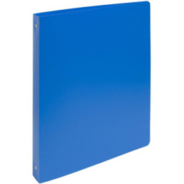 Classeur - Souple - Bleu clair - Grand format - 4 anneaux - Dos 30mm - Exacompta