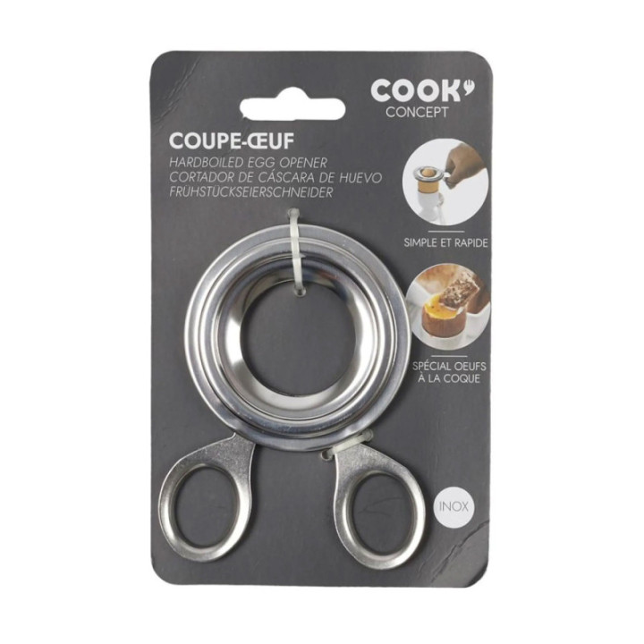 Coupe coque d'œuf - Pour œuf à la coque - Simple et rapide - Ustensile de cuisine