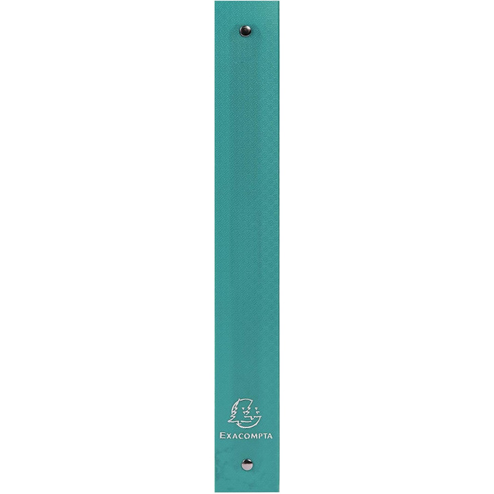 Classeur - Souple - Vert foncé - Grand format - 4 anneaux - Dos 30mm - Exacompta