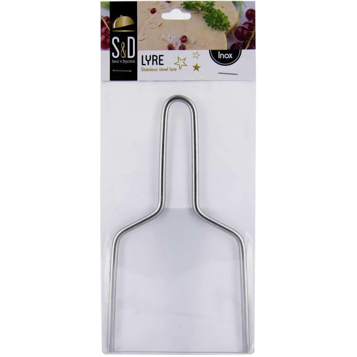 Couteau - Lyre - Pour couper le foie gras - Inox - 10x18,5 cm - Cuisine