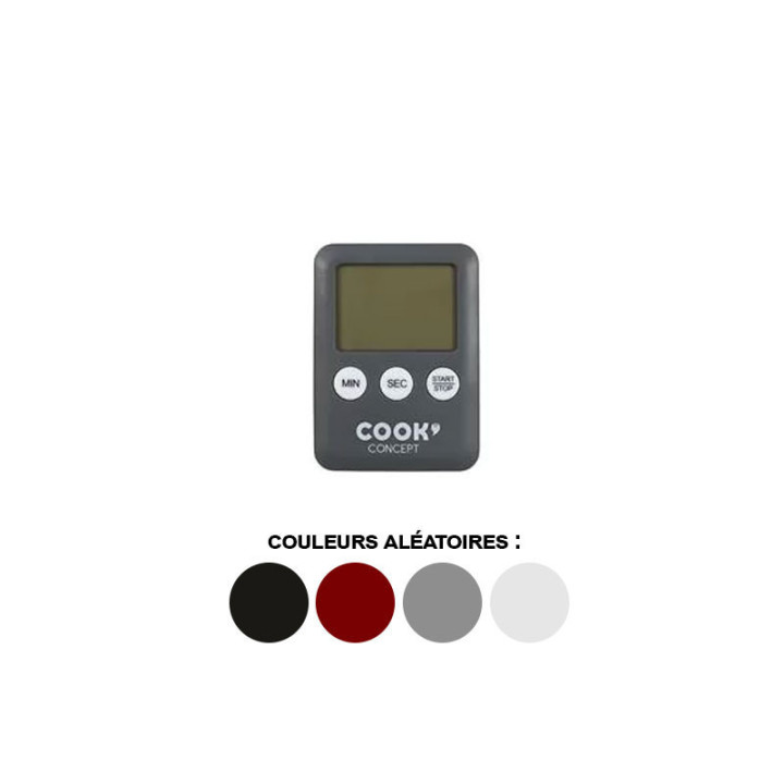 Minuteur de cuisine - Electronique - Aimanté - Facile à fixer - Cuisson