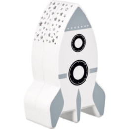 Veilleuse - Fusée - Projette des étoiles - Chambre d'enfant - LED - Décoration