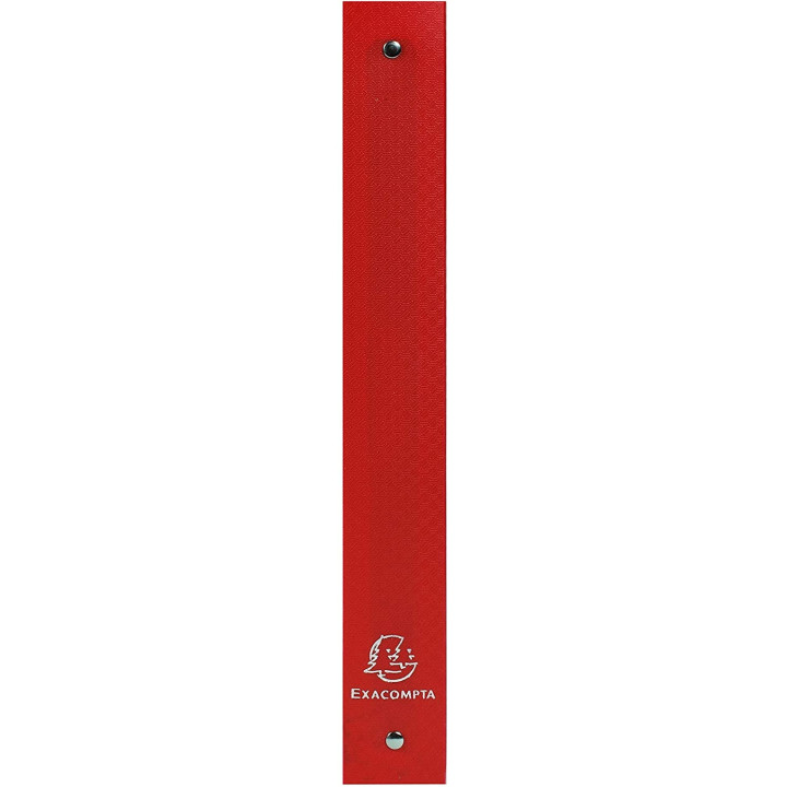 Classeur - Souple - Rouge - Grand format - 4 anneaux - Dos 30mm - Exacompta