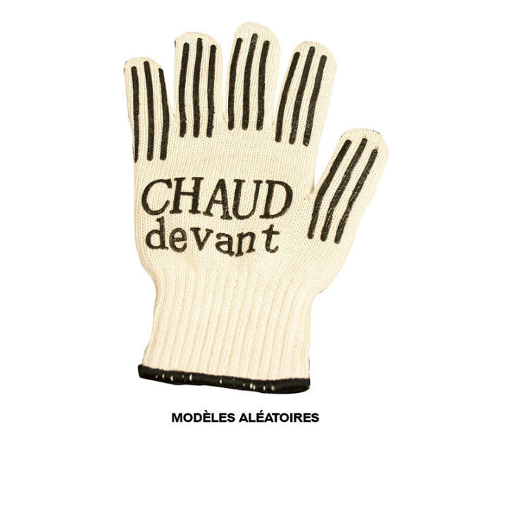 Gant de cuisine - Manique - Protection chaleur - Avec picots antidérapants - Taille unique