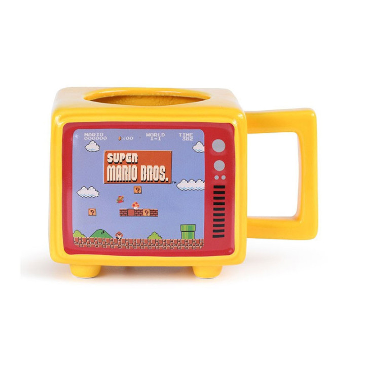 Super Mario Bros - Mug - Tasse - Thermo réactif - Céramique - Avec anse
