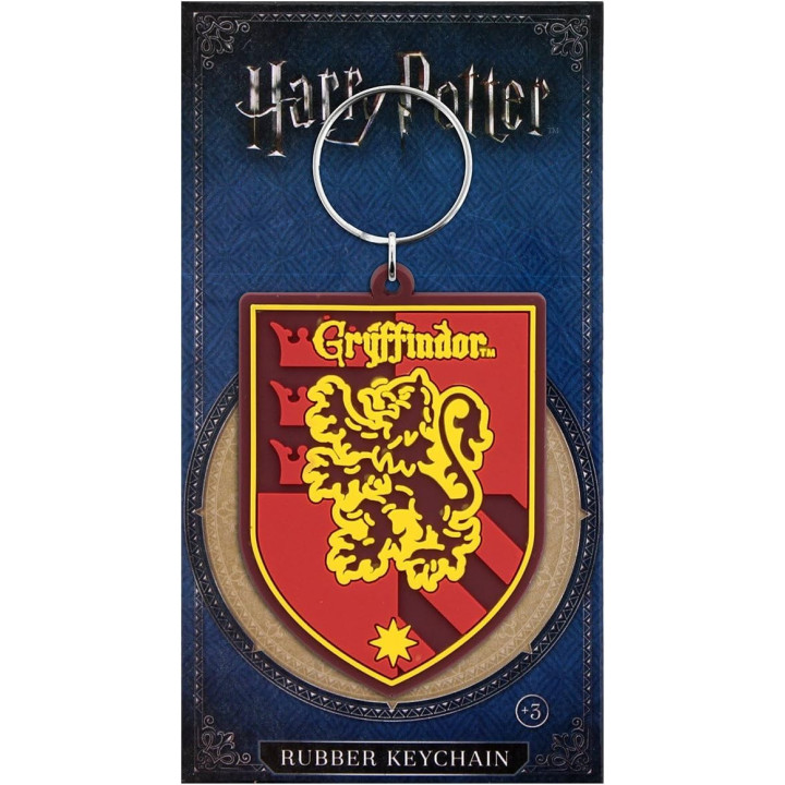 Harry Potter - Ecusson de la maison Gryffondor - Porte-clés - Idées cadeaux