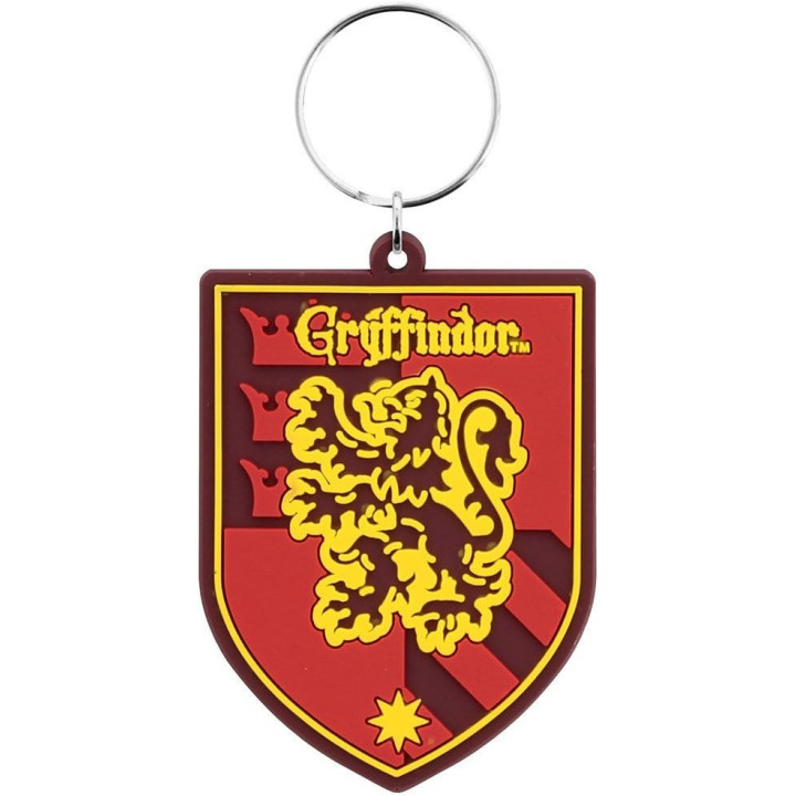Harry Potter - Ecusson de la maison Gryffondor - Porte-clés - Idées cadeaux