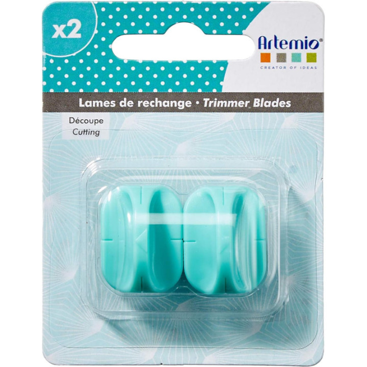 Lames de rechange pour massicot - Découpe - 2,5x2x1,5cm - Artemio