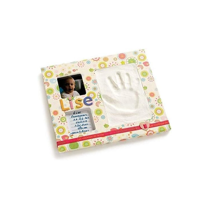 Kit pour faire des empreintes - Bébé - Avec cadre photo - 29x24,5cm - Artemio