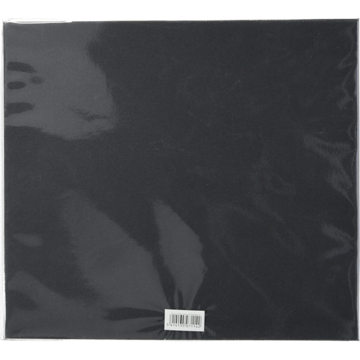 Album photos - 31x35cm - 10 pages - Couverture cartonnée avec fenêtre - Gris anthracite