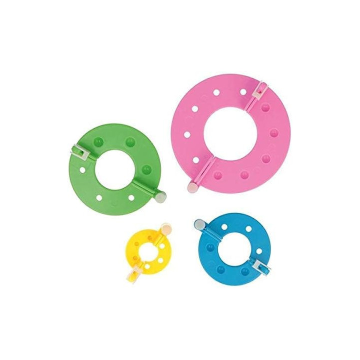 Appareil pour faire des pompons - 4 dimensions différentes - Loisirs créatifs - Artemio