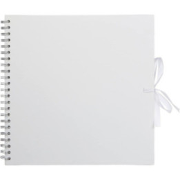 Album de scrapbooking - Album photo - 30x30cm - Blanc - Spirales - 40 pages