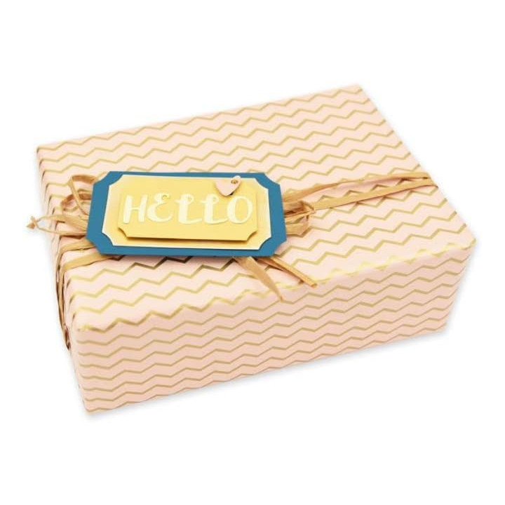 Modèles pour machine de découpe - Forme lettres alphabet - Sizzix - Compatible Big Shot