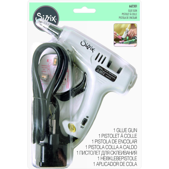 Pistolet à colle - Scrapbooking - Loisirs créatifs - Rechargeable avec bâton 7mm - Sizzix