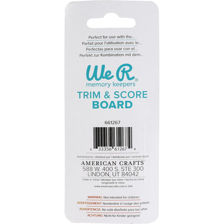 2 lames de remplacement - Massicot Trim and Score Board 66099 - We R