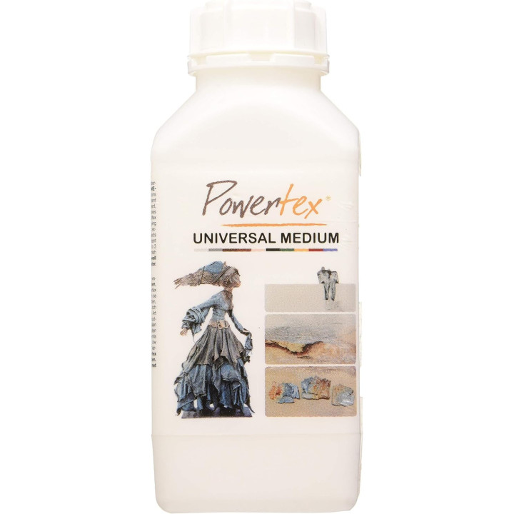 Powertex - Durcisseur - Médium - Tissus, papier, carton - Transparent - 500g