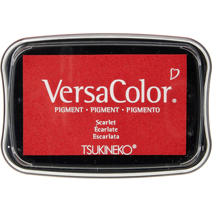 Encreur - Séchage lent - Embossage - Rouge écarlate - VersaColor - Tsukineko