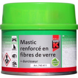 Mastic - Armé - Renforcé - Fibres de verre - Pour métal et carrosserie - 500G - Auto K