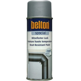 Bombe de peinture - Haute température - Argent - Jusqu'à 650°C - Belton - 400ml
