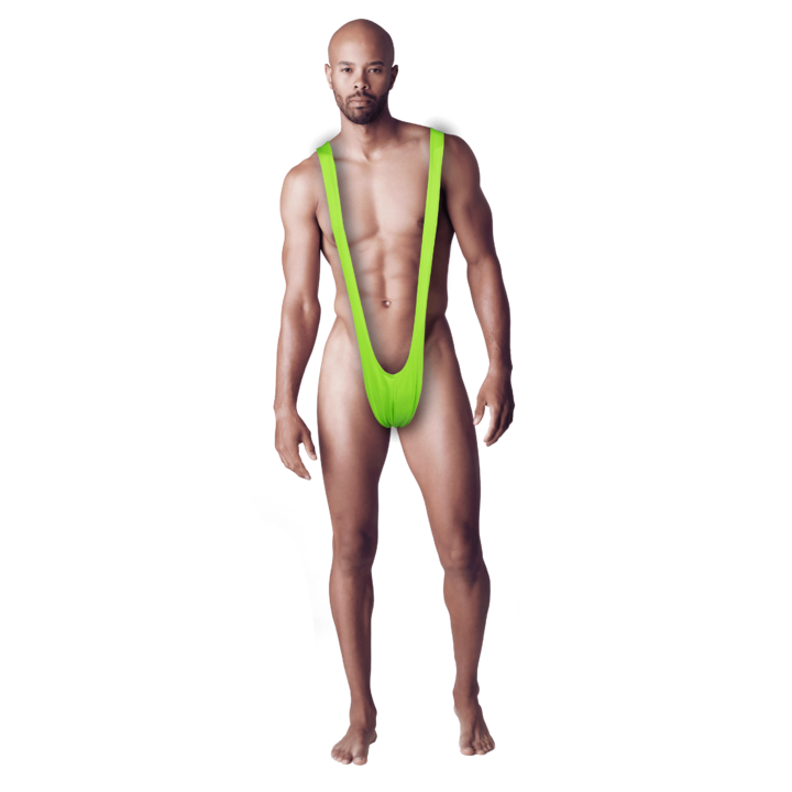 Maillot de bain - Slip - Borat - Vert - Déguisement - Humour - Taille unique