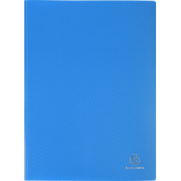 Porte-vues - 80 vues - 40 pochettes - Bleu - A4 - Souple - Exacompta
