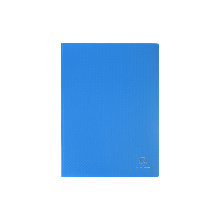 Porte-vues - 80 vues - 40 pochettes - Bleu - A4 - Souple - Exacompta