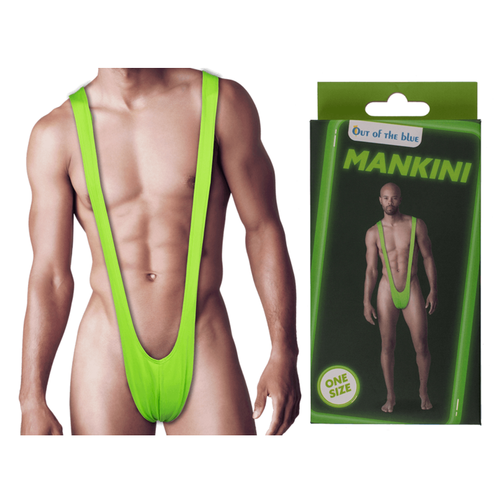 Maillot de bain - Slip - Borat - Vert - Déguisement - Humour - Taille unique