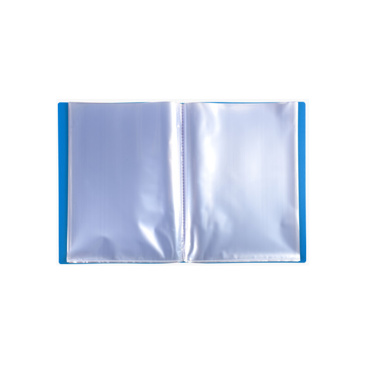 Porte-vues - 80 vues - 40 pochettes - Bleu - A4 - Souple - Exacompta
