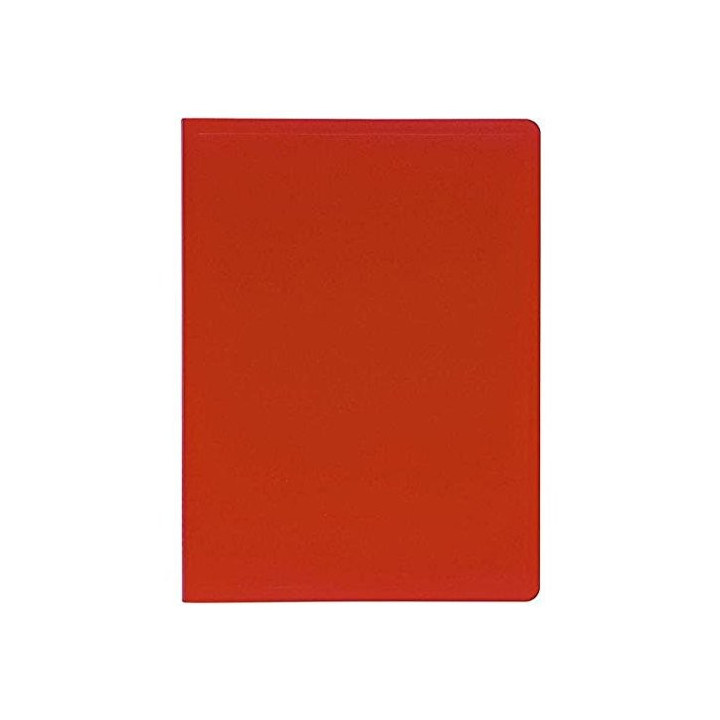 Porte-vues - 80 vues - 40 pochettes - Rouge - A4 - Souple - Exacompta