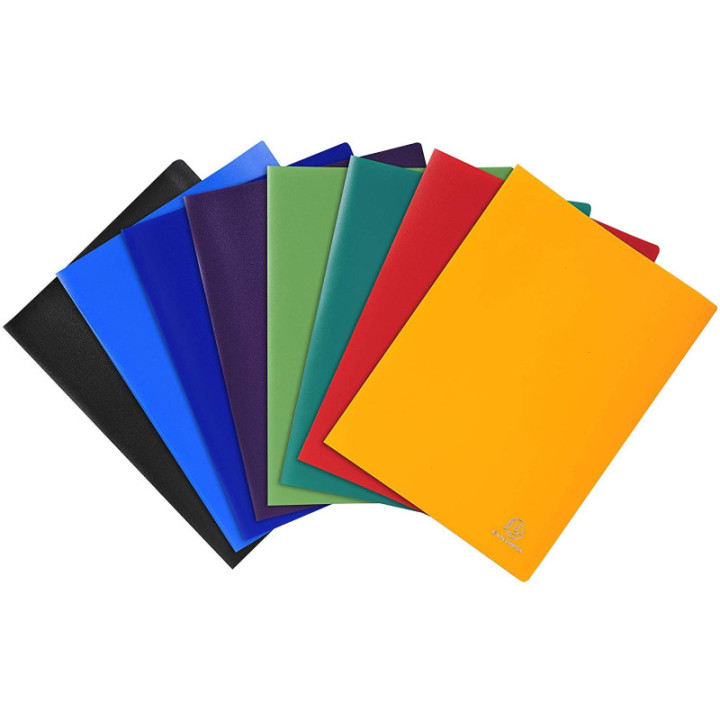 Porte-vues - 120 vues - 60 pochettes - Vert - A4 - Souple - Exacompta