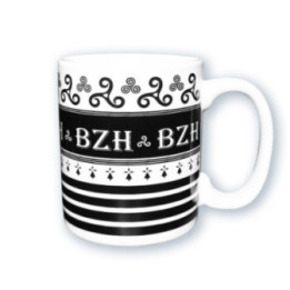 Tasse - Mug - BZH - Bretagne - Triskell - Idées cadeaux - Bretagne