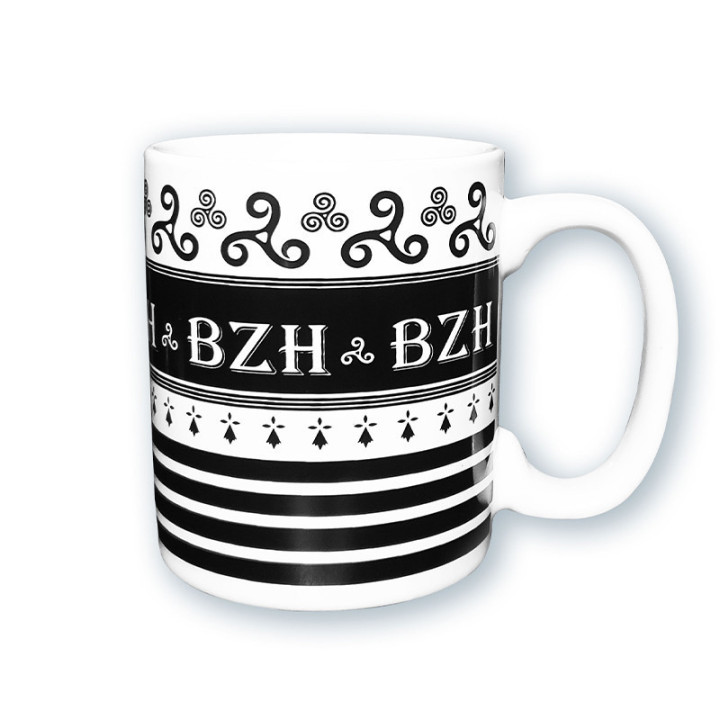Tasse - Mug - BZH - Bretagne - Triskell - Idées cadeaux - Bretagne