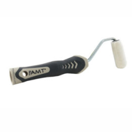 Rouleau Brosse Spécial Plinthes - 15 Mm - Manche Et Rouleau - Amt