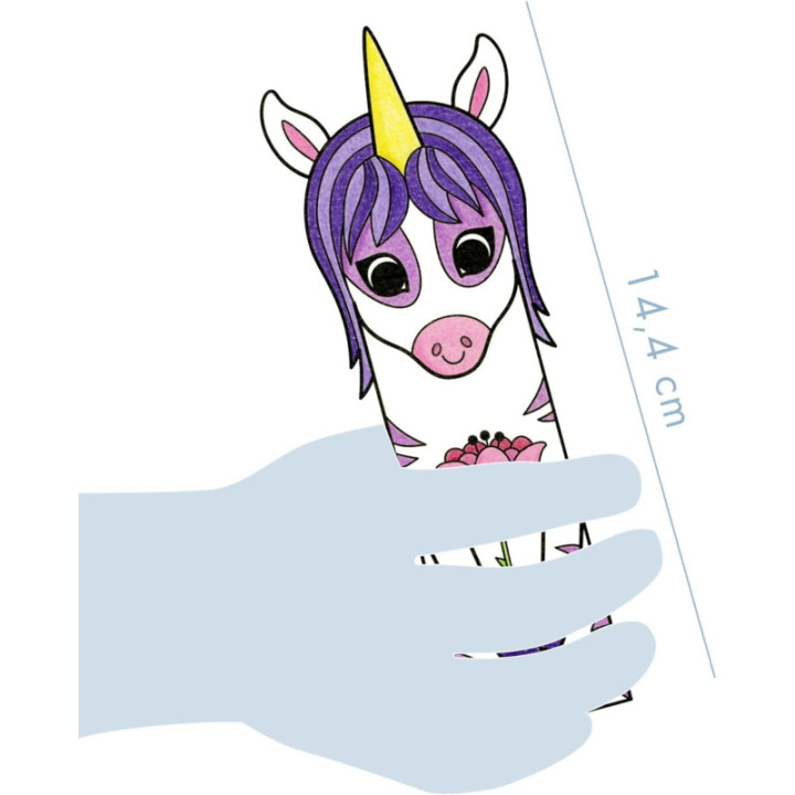 Coloriage - Enfant - Marque-pages à colorier - 24 modèles - Licorne - Dès 5 ans