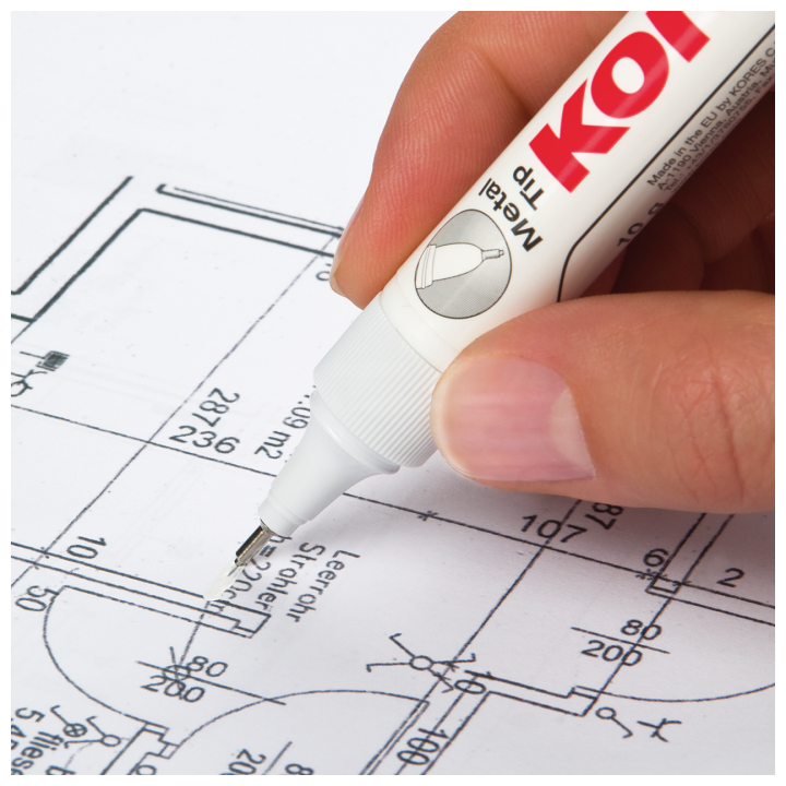 Stylo Correcteur Pointe Métal - Kores