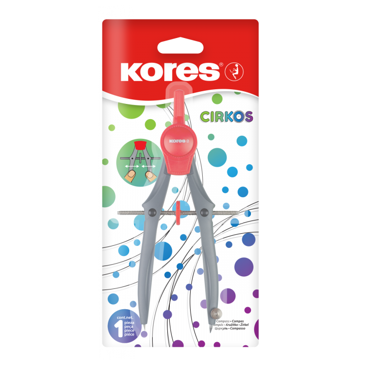 Compas Plastique Cirkos - Kores