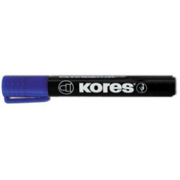 Marqueur Permanent Kores Biseaute Bleu