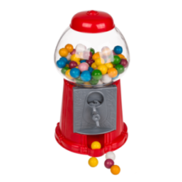 Distributeur de chewing-gum - Confiserie - Vintage - Bonbons inclus - Rechargeable
