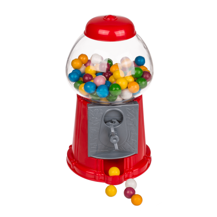Distributeur de chewing-gum - Confiserie - Vintage - Bonbons inclus - Rechargeable