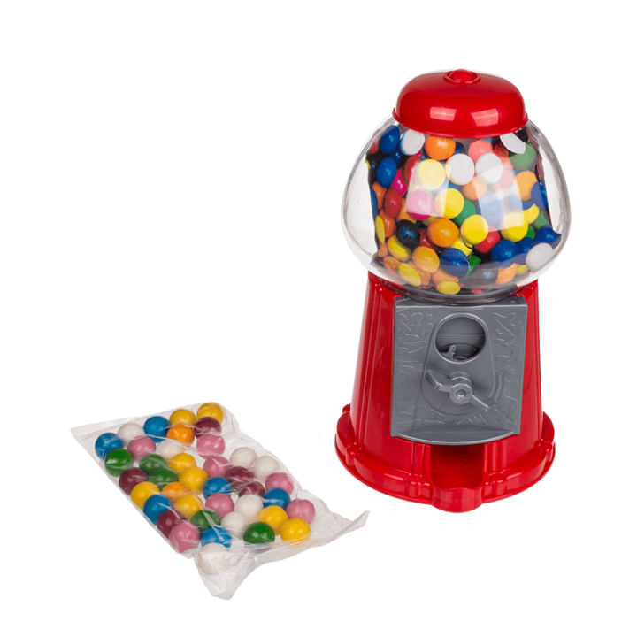 Distributeur de chewing-gum - Confiserie - Vintage - Bonbons inclus - Rechargeable