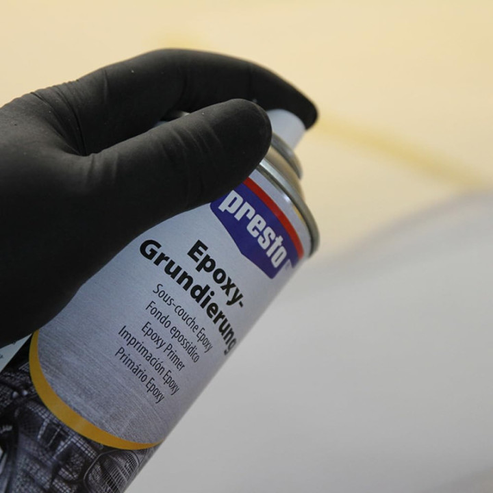 Apprêt - Epoxy - Gris - Anticorrosion - Acier, alu, plastique - Presto - 400ml