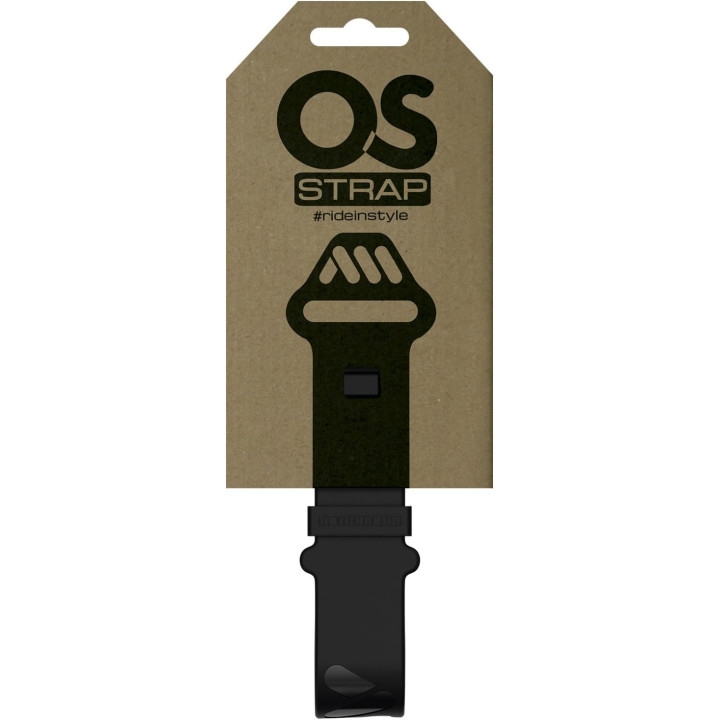 Sangle de fixation pour cadre de vélo - Porte accessoires - Silicone - Noir - AMS