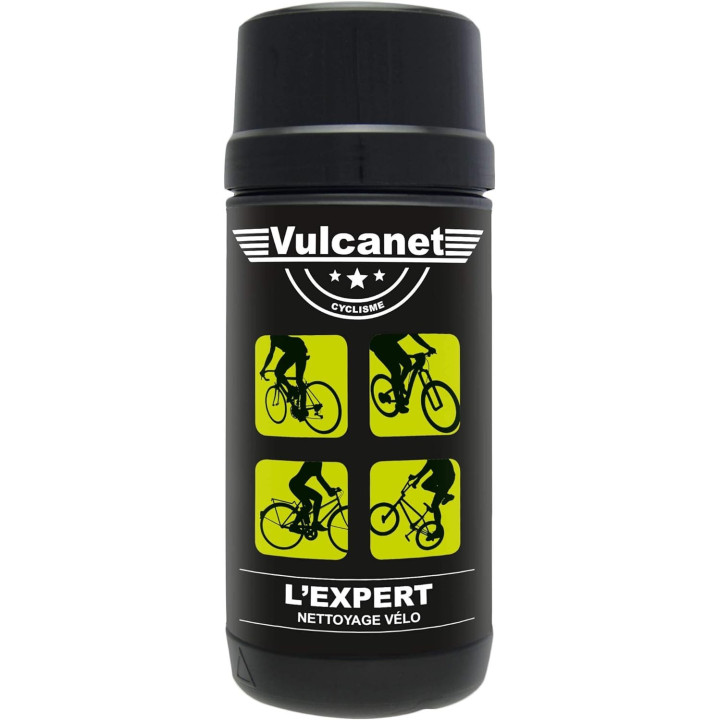 Vulcanet - Nettoyage vélo, VTT - Lavage sans eau - Lingettes + chiffon